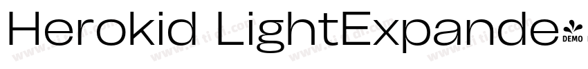 Herokid LightExpande字体转换